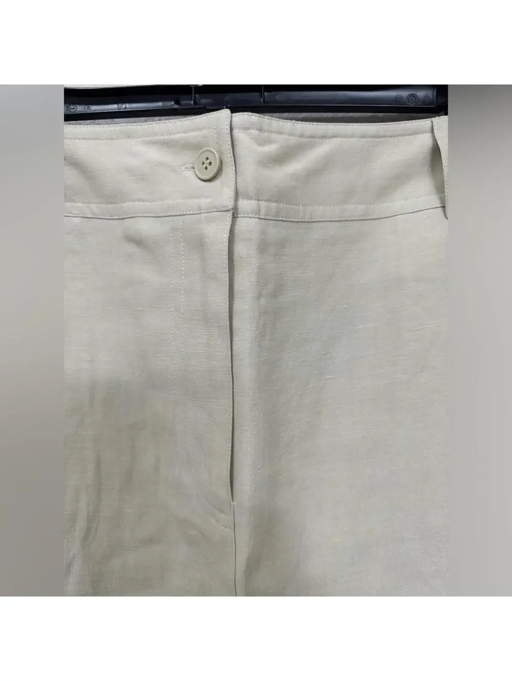 NWT Vintage Petite Sophisticate Cream Cargo Style Pencil Skirt- Size 12 Petite - Picture 3 of 6